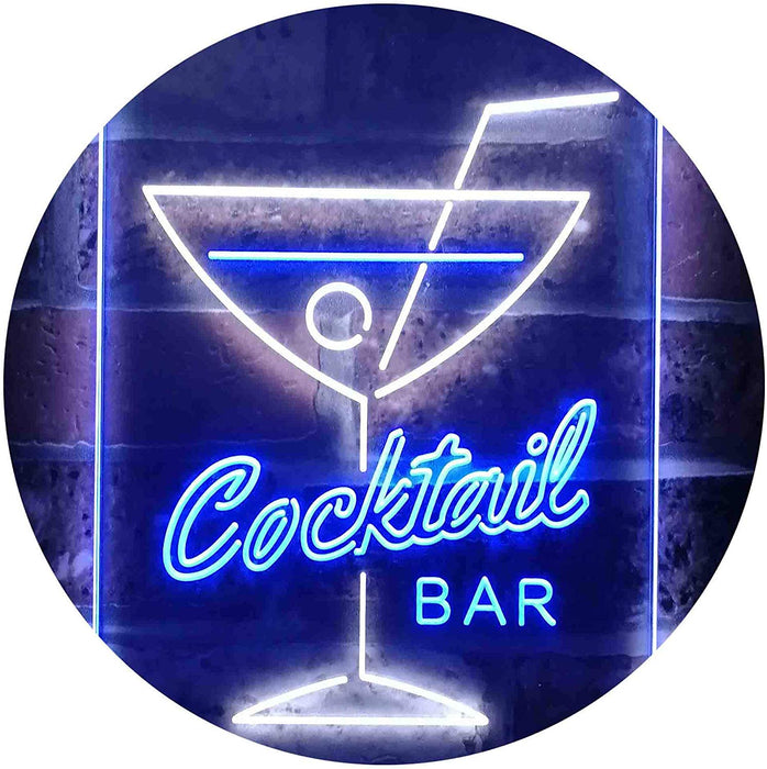 Cocktail Bar LED Light Sign - Way Up Gifts