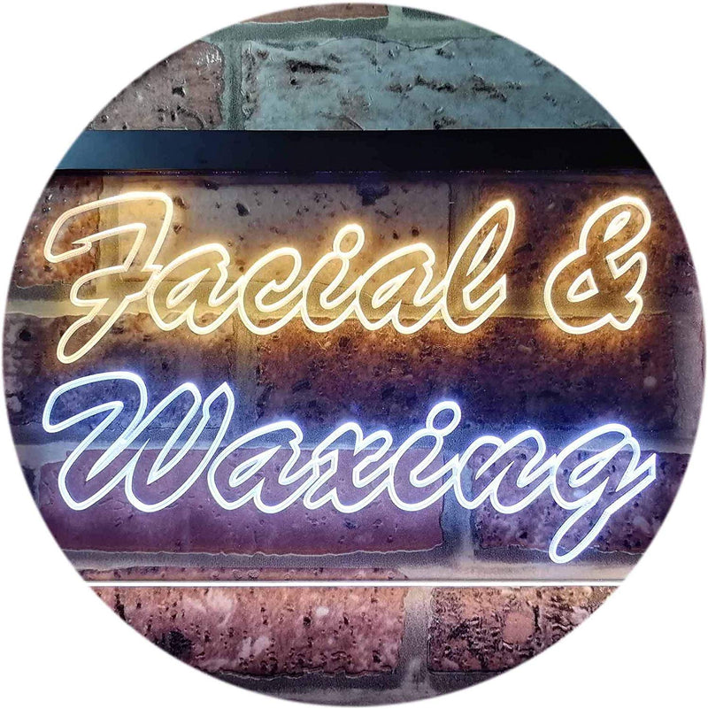 Facial Waxing LED Light Sign - LED Gift Works