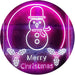 Merry Christmas Decoration Snowman LED Light Sign - Way Up Gifts
