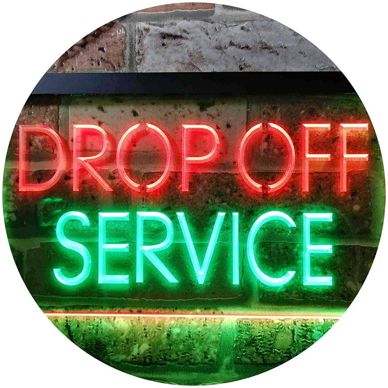 Drop Off Service LED Light Sign - LED Gift Works