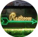 Right Arrow Restroom LED Light Sign - Way Up Gifts