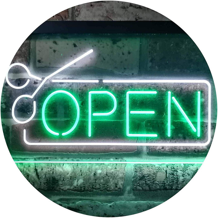Scissors Open Barber Salon Hair Cuts LED Light Sign - Way Up Gifts