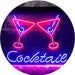 Cocktail Glasses Bar LED Light Sign - Way Up Gifts
