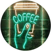 Coffee Cup To Go LED Light Sign - LED Gift Works