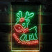 Merry Christmas Reindeer LED Light Sign - Way Up Gifts