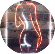 Lady Back Sexy Girls Man Cave LED Light Sign - LED Gift Works