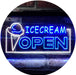 Open Ice Cream LED Light Sign - Way Up Gifts