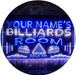 Personalized Pool Billiards Room LED Light Sign - Way Up Gifts