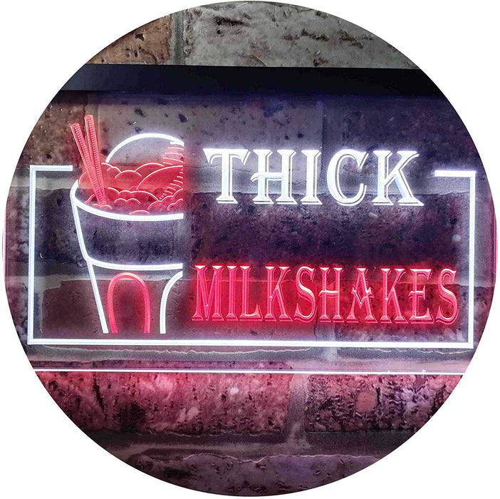 Thick Milkshakes LED Light Sign - Way Up Gifts