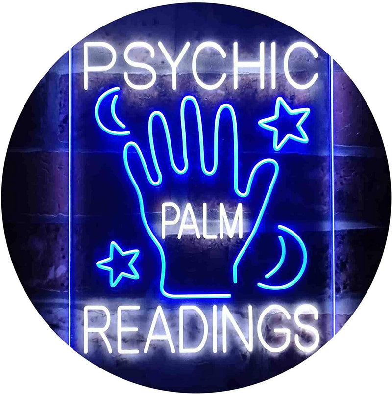 Fortune Teller Psychic Palm Readings LED Light Sign - LED Gift Works