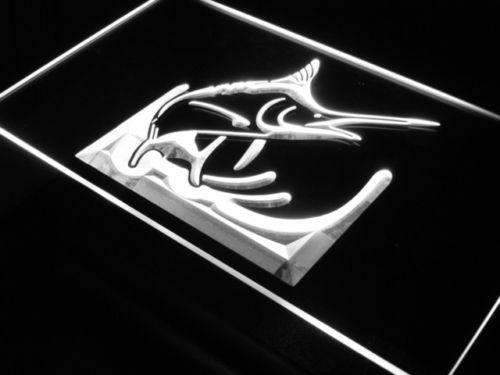 Deep Sea Blue Marlin LED Light Sign - Way Up Gifts
