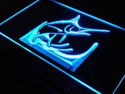 Deep Sea Blue Marlin LED Light Sign - LED Gift Works