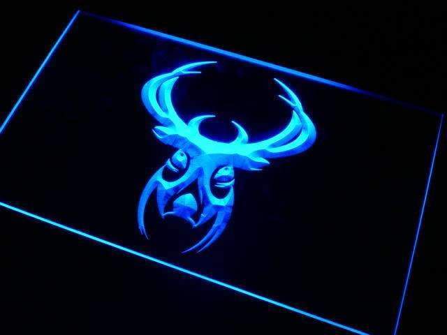 Deer Head LED Light Sign - Way Up Gifts