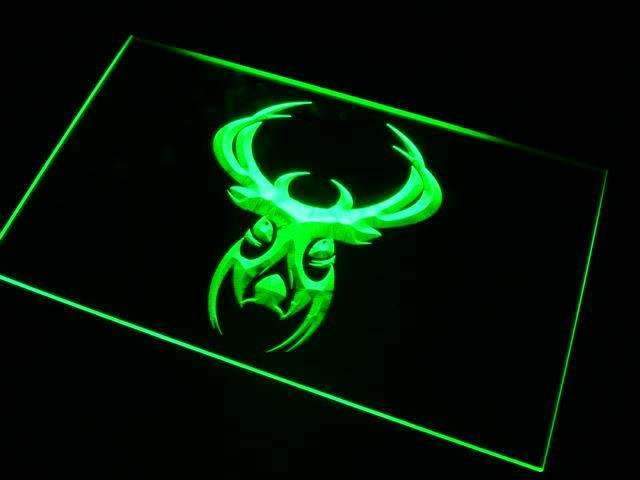 Deer Head LED Light Sign - LED Gift Works