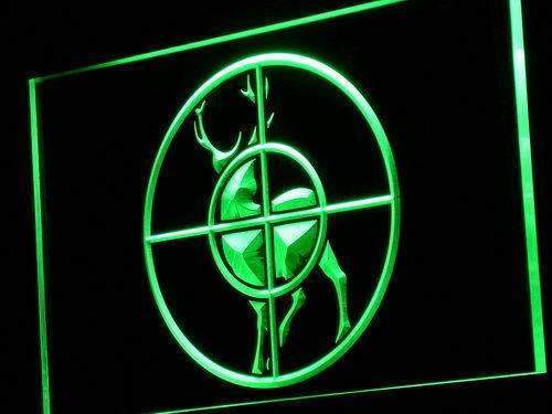 Deer Hunting Hunter LED Light Sign - Way Up Gifts
