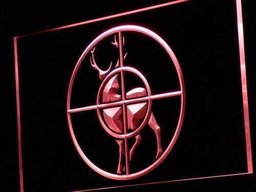 Deer Hunting Hunter LED Light Sign - LED Gift Works
