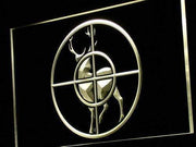 Deer Hunting Hunter LED Light Sign - LED Gift Works