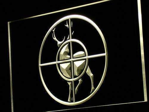 Deer Hunting Hunter LED Light Sign - LED Gift Works