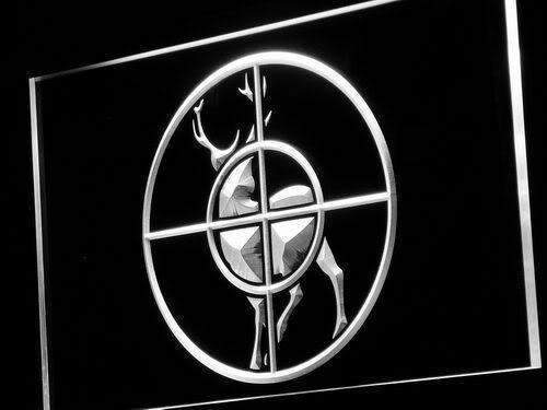 Deer Hunting Hunter LED Light Sign - Way Up Gifts