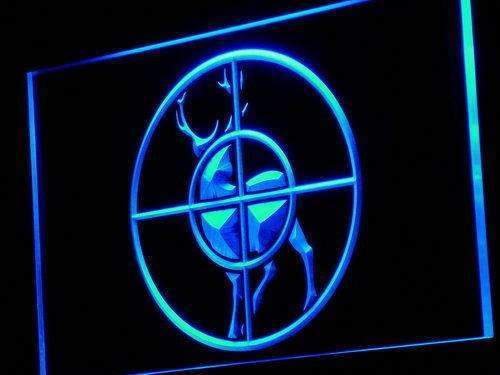 Deer Hunting Hunter LED Light Sign - LED Gift Works