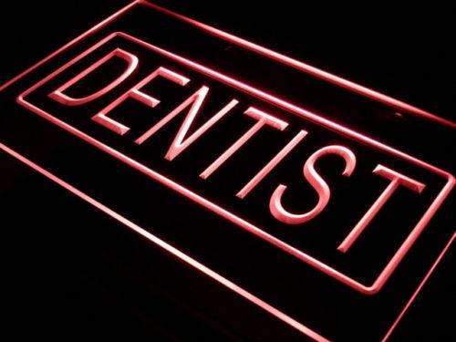Dentist LED Light Sign - LED Gift Works