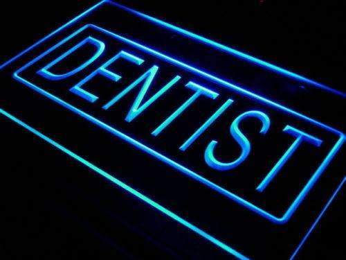 Dentist LED Light Sign - LED Gift Works