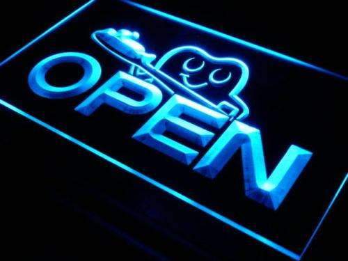 Dentist Open LED Light Sign - Way Up Gifts