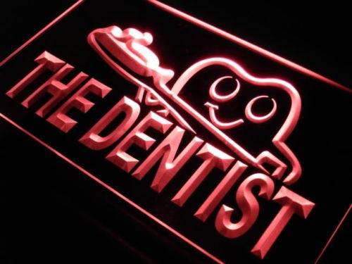 Dentist Toothbrush LED Light Sign - LED Gift Works