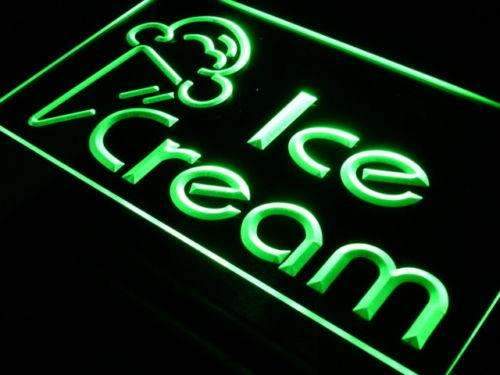 Ice Cream Cones LED Light Sign - LED Gift Works