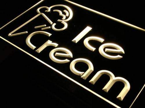 Ice Cream Cones LED Light Sign - LED Gift Works