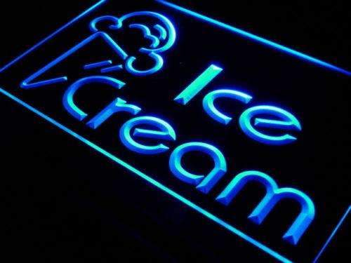 Ice Cream Cones LED Light Sign - LED Gift Works