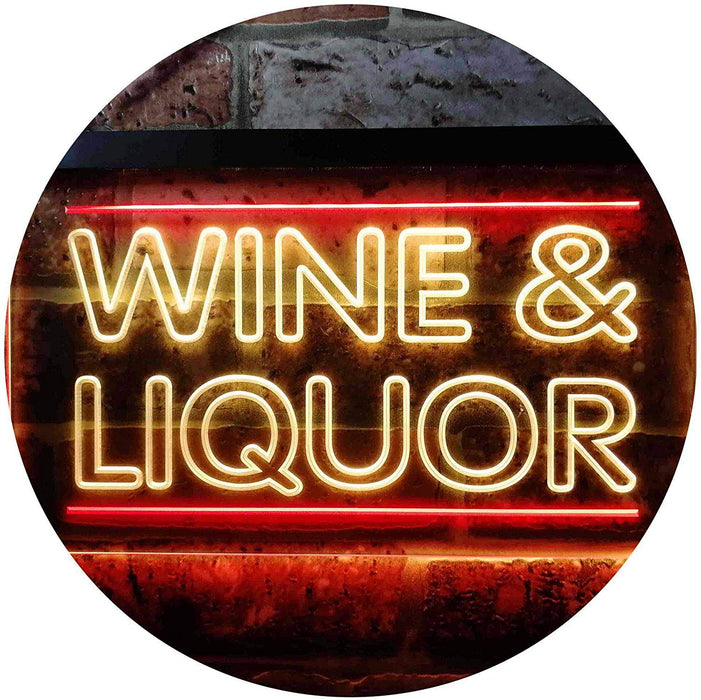 Wine Liquor LED Light Sign - Way Up Gifts