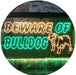Beware of Bulldog LED Light Sign - Way Up Gifts