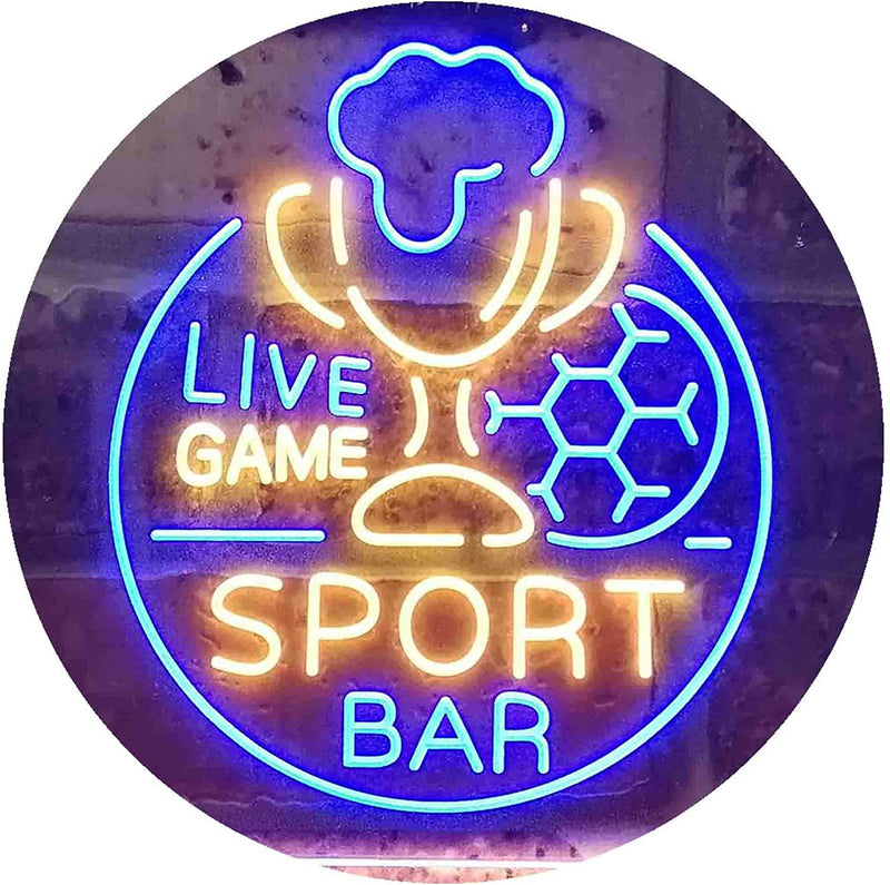 Live Game Sport Bar LED Light Sign - LED Gift Works