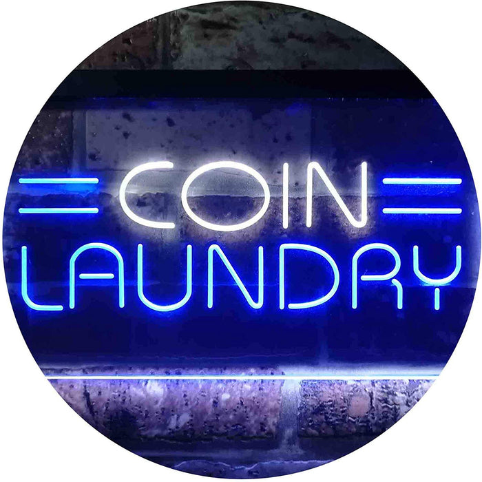 Laundromat Coin Laundry LED Light Sign - Way Up Gifts