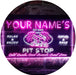Personalized Car Racing Beer Pit Stop Bar LED Light Sign - Way Up Gifts