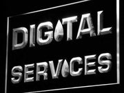 Digital Services LED Light Sign - LED Gift Works