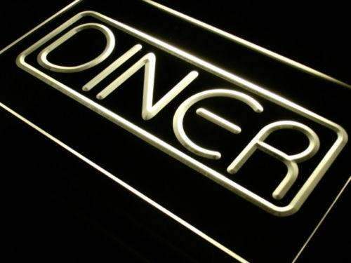 Diner LED Light Sign - LED Gift Works
