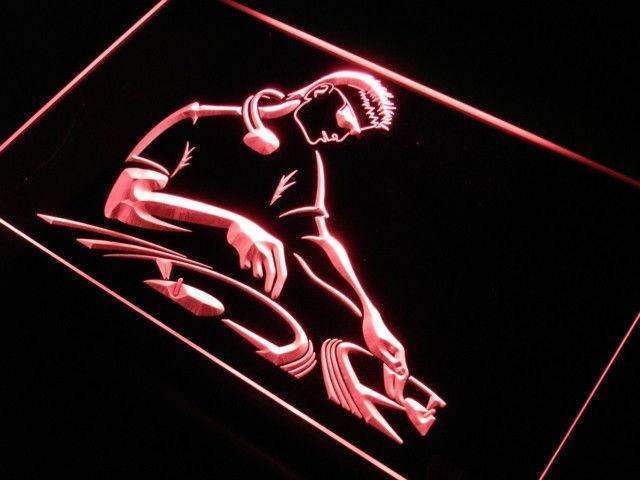 Disc Jockey DJ LED Light Sign - Way Up Gifts