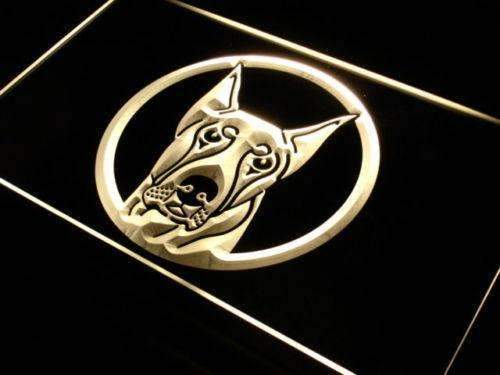 Doberman Pinscher Dog LED Light Sign - LED Gift Works