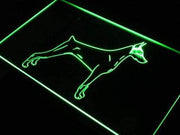 Doberman Pinscher LED Light Sign - LED Gift Works