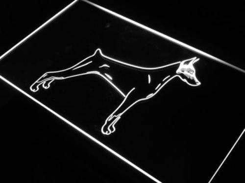 Doberman Pinscher LED Light Sign - LED Gift Works