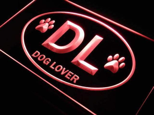 Dog Lover DL LED Light Sign - LED Gift Works