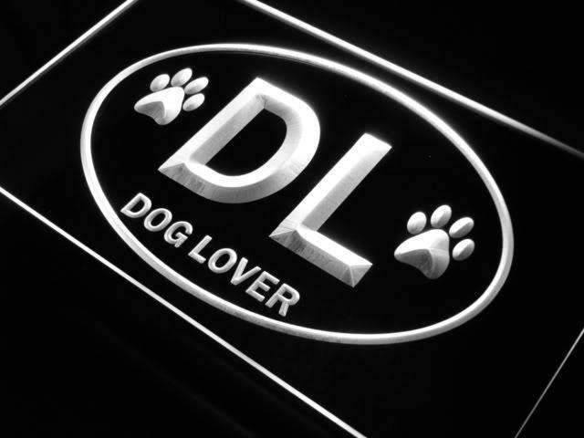 Dog Lover DL LED Light Sign - Way Up Gifts