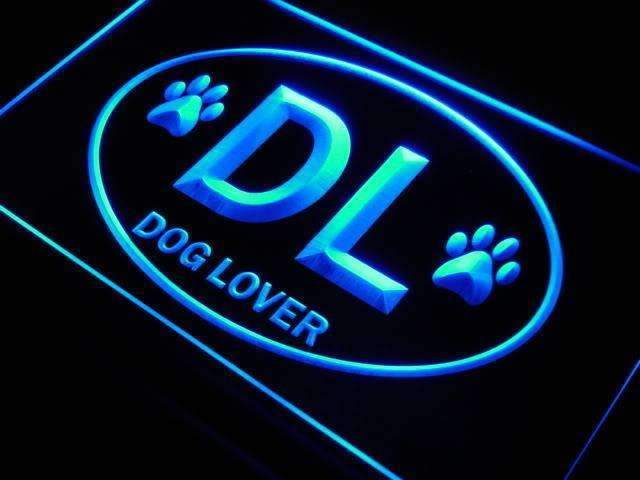 Dog Lover DL LED Light Sign - LED Gift Works