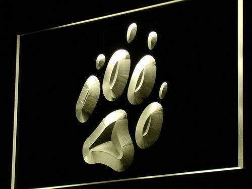 Dog Paw Print LED Light Sign - Way Up Gifts