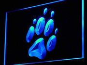 Dog Paw Print LED Light Sign - LED Gift Works