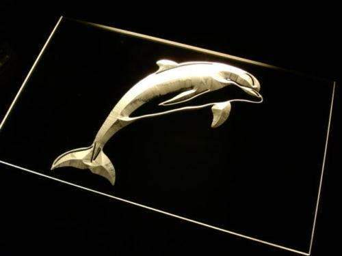 Dolphin LED Light Sign - Way Up Gifts
