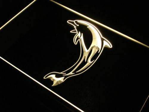 Dolphin Wall Decor LED Light Sign - Way Up Gifts