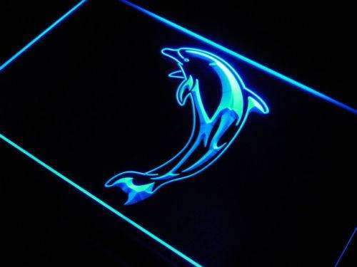 Dolphin Wall Decor LED Light Sign - Way Up Gifts